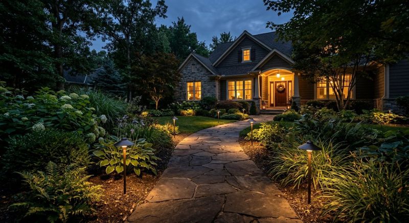 Walkway Lighting Installation in Kansas City, MO